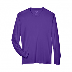 Team 365 TT11L Men\'s Zone Performance Long Sleeve T-Shirt - Sport Purple