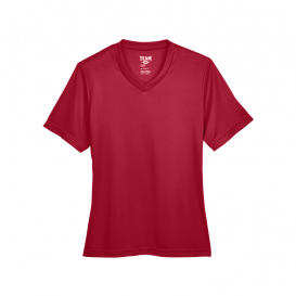 Team 365 TT11W Ladies Zone Performance T-Shirt - Sport Scarlet Red