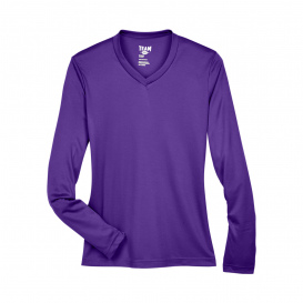 Team 365 TT11WL Ladies Zone Performance Long Sleeve T-Shirt - Sport Purple