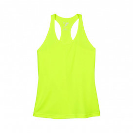 Team 365 TT11WRC Ladies Zone Performance Racerback Tank - Safety Yellow