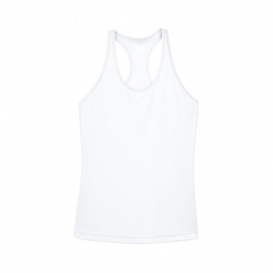 Team 365 TT11WRC Ladies Zone Performance Racerback Tank - White