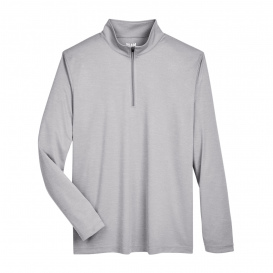 Team 365 TT31H Men's Zone Sonic Heather Performance Quarter-Zip - Athletic Heather