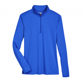 Team 365 TT31HW Ladies Zone Sonic Heather Performance Quarter-Zip - Sport Royal Heather