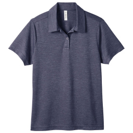 Team 365 TT51HW Ladies Zone Sonic Heather Performance Polo - Sport Dark Navy Heather