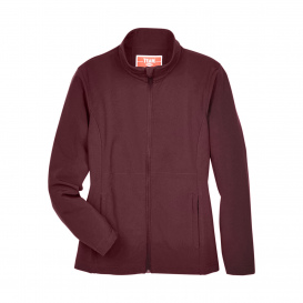 Team 365 TT80W Ladies Leader Soft Shell Jacket - Sport Dark Maroon