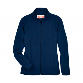 Team 365 TT80W Ladies Leader Soft Shell Jacket - Sport Dark Navy