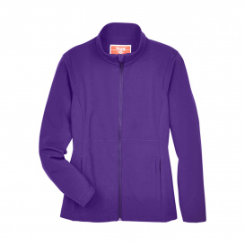 Team 365 TT80W Ladies Leader Soft Shell Jacket - Sport Purple