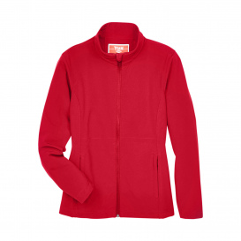 Team 365 TT80W Ladies Leader Soft Shell Jacket - Sport Red