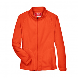 Team 365 TT90W Ladies Campus Microfleece Jacket - Sport Orange
