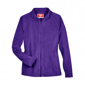 Team 365 TT90W Ladies Campus Microfleece Jacket - Sport Purple