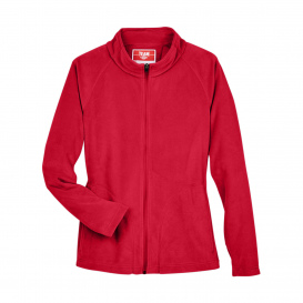 Team 365 TT90W Ladies Campus Microfleece Jacket - Sport Red