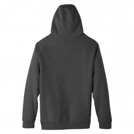 Team 365 TT96 Adult Zone HydroSport Heavyweight Pullover Hooded Sweatshirt - Dark Grey Heather