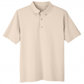 UltraClub UC105 Men\'s Lakeshore Stretch Cotton Performance Polo - Stone