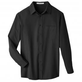 UltraClub UC500 Men\'s Bradley Performance Woven Shirt - Black