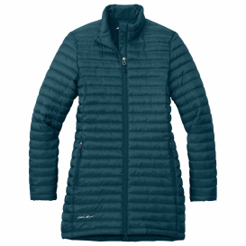 Eddie Bauer EB515 Ladies Packable Quilted Full-Zip - Adriatic Blue