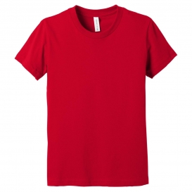 Bella + Canvas BC3001Y Youth Jersey Short Sleeve Tee - Red