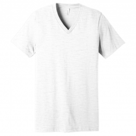 Bella + Canvas BC3005 Unisex Jersey Short Sleeve V-Neck Tee - White Slub