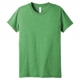 Bella + Canvas BC3413Y Youth Triblend Short Sleeve Tee - Green Triblend