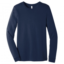 Bella + Canvas BC3501 Unisex Jersey Long Sleeve Tee - Navy