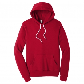 Bella + Canvas BC3719 Unisex Sponge Fleece Pullover Hoodie - Red
