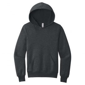 Bella + Canvas BC3719Y Youth Sponge Fleece Pullover Hoodie - Dark Grey Heather