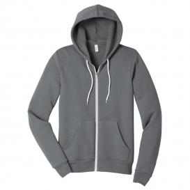 Bella + Canvas BC3739 Unisex Sponge Fleece Full-Zip Hoodie - Storm