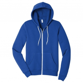Bella + Canvas BC3739 Unisex Sponge Fleece Full-Zip Hoodie - True Royal