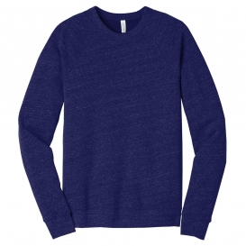 Bella + Canvas BC3901 Unisex Sponge Fleece Raglan Sweatshirt - Navy