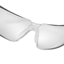 Bolle RUSHMN10U Rush 2.0 Safety Glasses - Clear/Black Temples - CSP Platinum Anti-Fog Lens