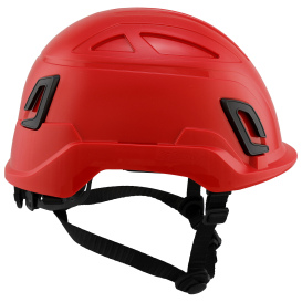 Bullard T2NRD Type II + Safety Helmet - Ratchet Suspension - Red
