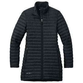 Eddie Bauer EB515 Ladies Packable Quilted Full-Zip - Black