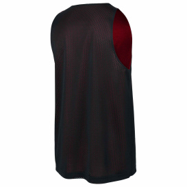 Sport-Tek ST5000 PosiCharge Reversible Mesh Tank - Black/Deep Red