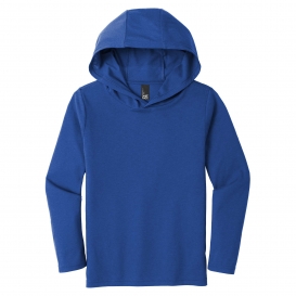 District DT139Y Youth Perfect Tri Long Sleeve Hoodie - Deep Royal