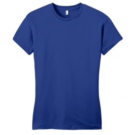 District DT6001 Women\'s Fitted Very Important Tee - Deep Royal