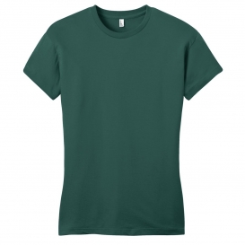 District DT6001 Women\'s Fitted Very Important Tee - Evergreen