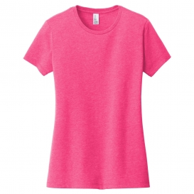 District DT6002 Women\'s Very Important Tee - Fuchsia Frost