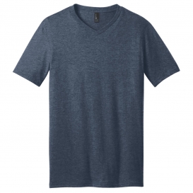District DT6500 Very Important Tee V-Neck - Heathered Navy