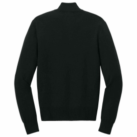 Port Authority SW2901 Easy Care Full-Zip Sweater - Deep Black