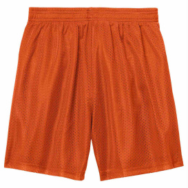 Sport-Tek YST5100 Youth PosiCharge Mesh 5" Shorts - Deep Orange