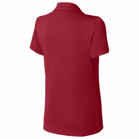 Sport-Tek LST104 Ladies Competitor United Polo - Deep Red/White