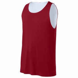 Sport-Tek ST551 PosiCharge Competitor Rev Tank - Deep Red/White