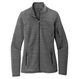 Eddie Bauer EB251 Ladies Sweater Fleece Full-Zip - Dark Grey Heather