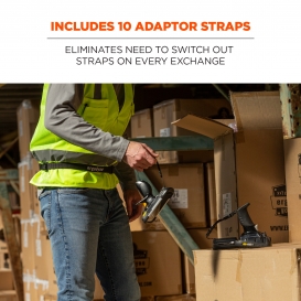 Ergodyne Squids 3136 Barcode Scanner Adaptor Strap (10-Pack)