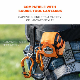 Ergodyne Squids 3171 Anchor Strap Belt Loop Attachment for Tool Tethering - 5lbs/2.3kg