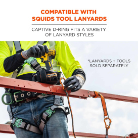 Ergodyne Squids 3174 Anchor Strap Belt Loop Attachment for Tool Tethering - 5lbs/2.3kg