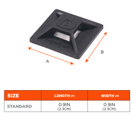 Ergodyne Squids 3701 Mini Adhesive Mount Replacements