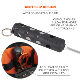 Ergodyne Squids 3745 Tool Grip and Tether Attachment Point - Black
