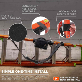 Ergodyne Arsenal 5300 Ladder Shoulder Lifting Strap and Carrying Handle