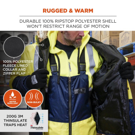 Ergodyne N-Ferno 6478 Type R Class 2 Hi-Vis Freezer Jacket