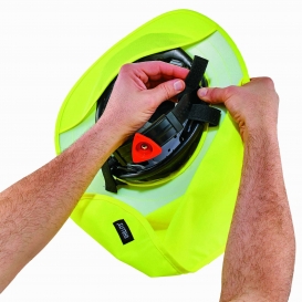 Ergodyne Chill-Its 6660 Hard Hat Brim with Shade - Yellow/Lime